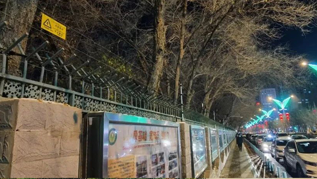 重點(diǎn)學(xué)校烏魯木齊68中周界安防，還得看廣拓！