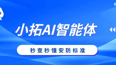 安防標(biāo)準(zhǔn)太多太復(fù)雜？小拓AI智能體：讓國標(biāo)、行標(biāo)、地標(biāo)秒查秒懂！